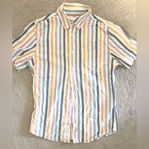 Goodfellow striped button up slim